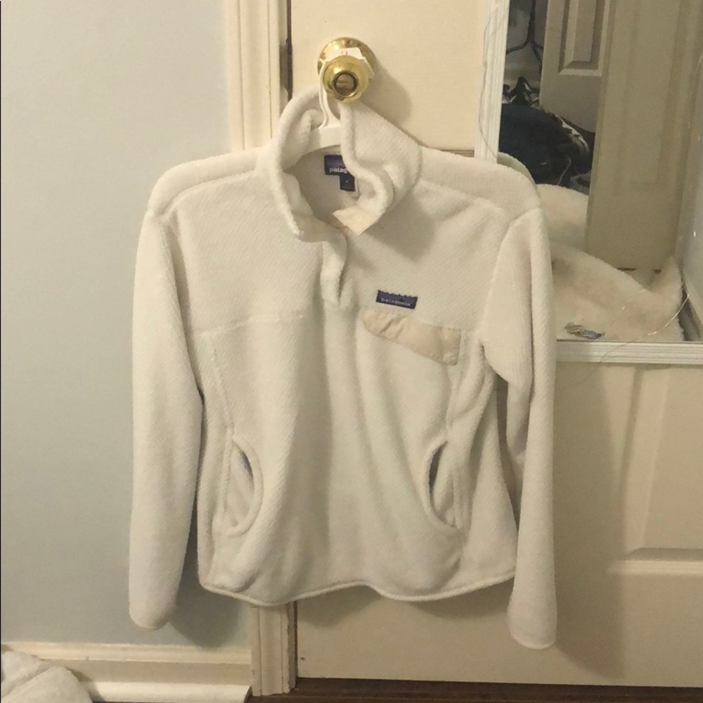 White Patagonia jacket